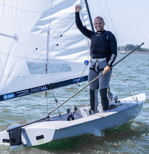 Pim van Vught nach dem Sieg