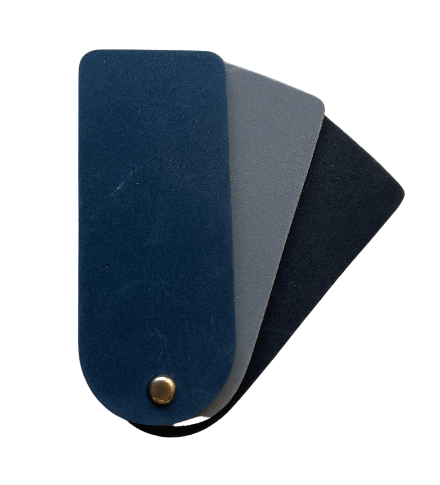 Progrib in blau, grau und schwarz